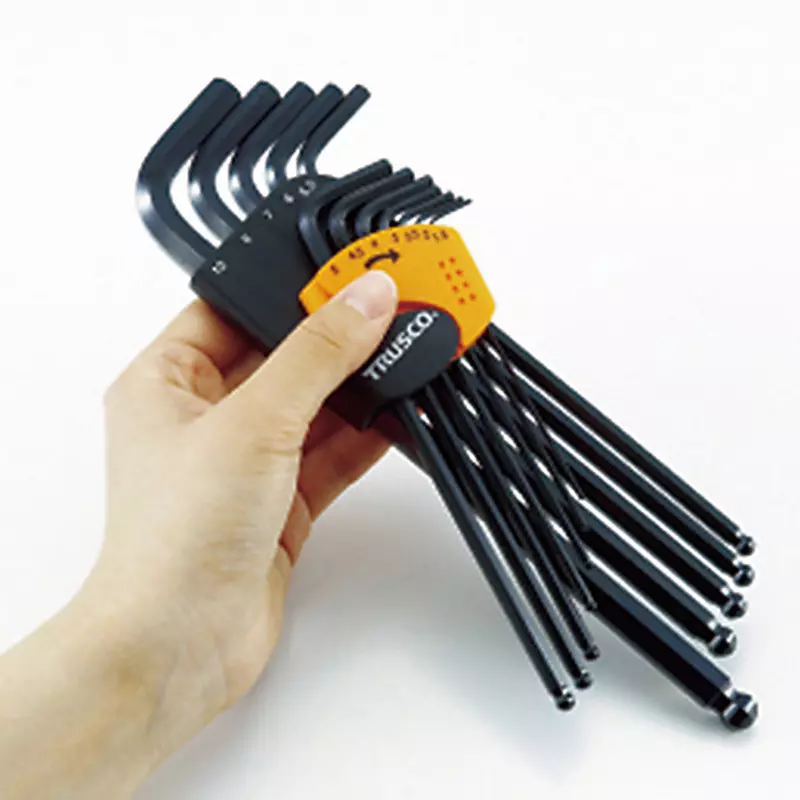 trusco-ball-point-l-shaped-hex-key-set-tbr9s