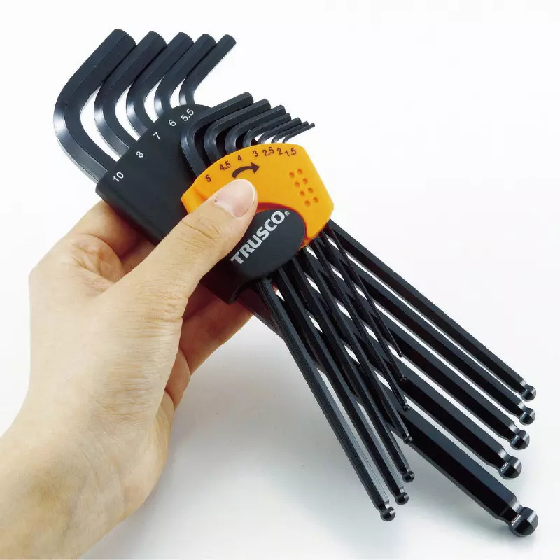 trusco-ball-point-l-shaped-hex-key-set-tbr9s