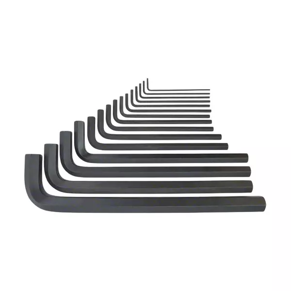 Bondhus ProGuard Allen Hex Key in Pouch Long Type Protanium Steel 5/64 to 3/4 inch Size, 12351 (Set of 15)