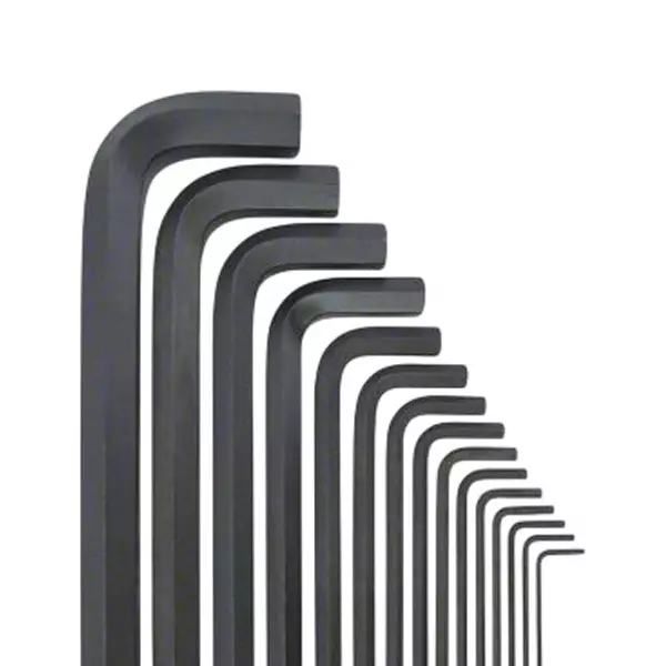 Bondhus ProGuard Allen Hex Key in Pouch Long Type Protanium Steel 5/64 to 3/4 inch Size, 12351 (Set of 15)