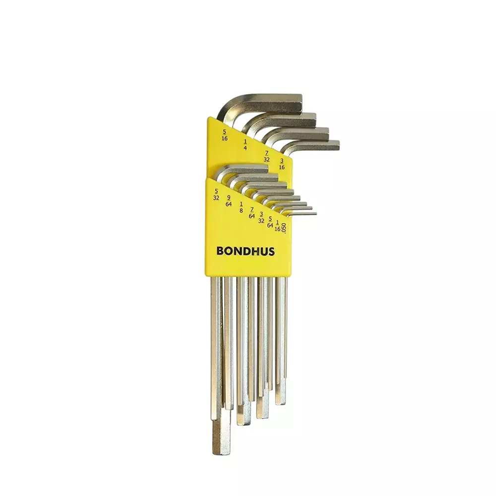 Bondhus BriteGuard Finish L Shape Allen Key Set (12 Pcs), 16136
