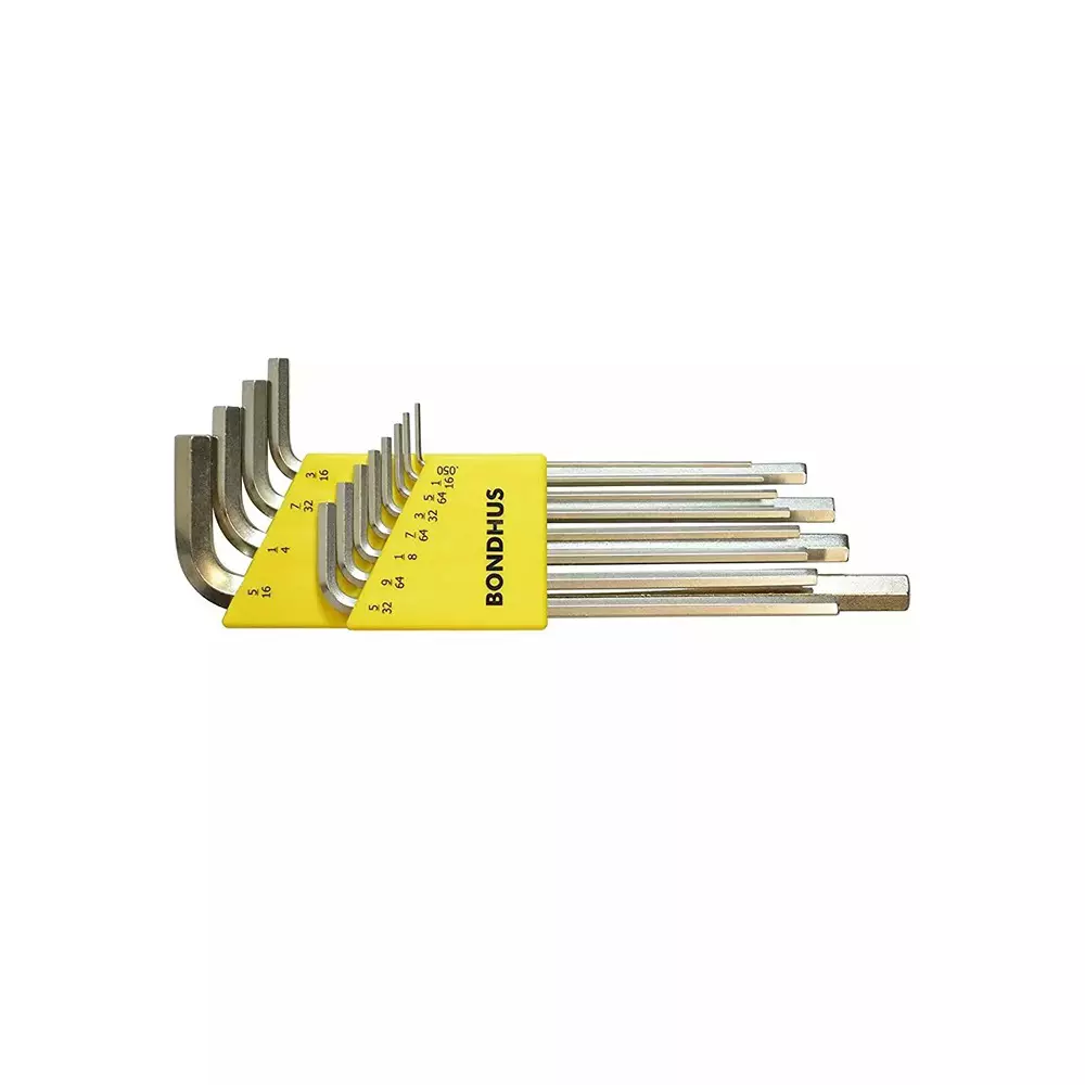 Bondhus BriteGuard Finish L Shape Allen Key Set (12 Pcs), 16136