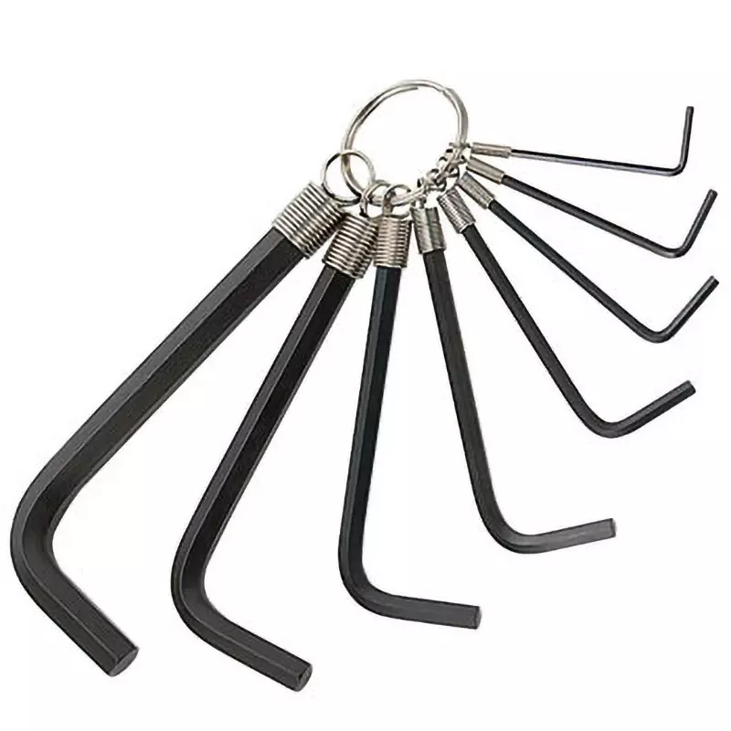 TRUSCO Allen Key Wrench Set When folded / 145 mm Overall Length, GR8-210 (Pack of 8 Pcs)