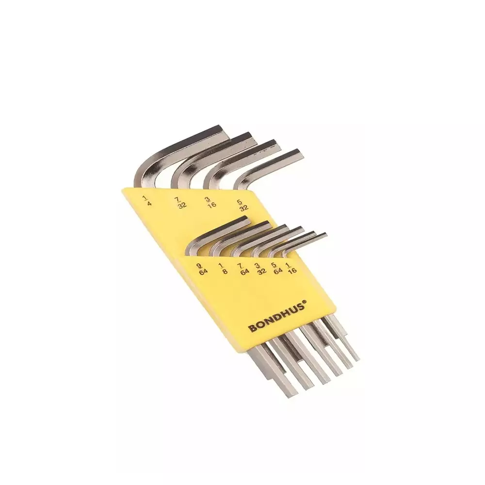 Bondhus BriteGuard Finish L Shape Allen Key Set (10 Pcs), 16238