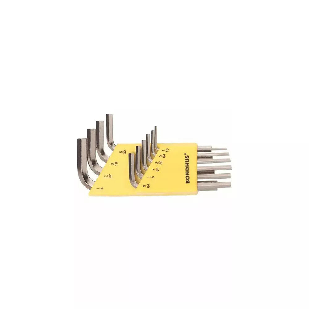 Bondhus BriteGuard Finish L Shape Allen Key Set (10 Pcs), 16238