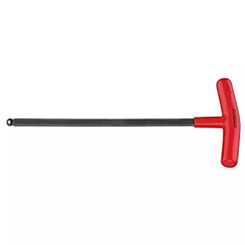 Bondhus ProGuard ProHold Tip Ball End T-Handle Protanium High Torque Steel 4.0 mm Size and 220 mm Length, 75160