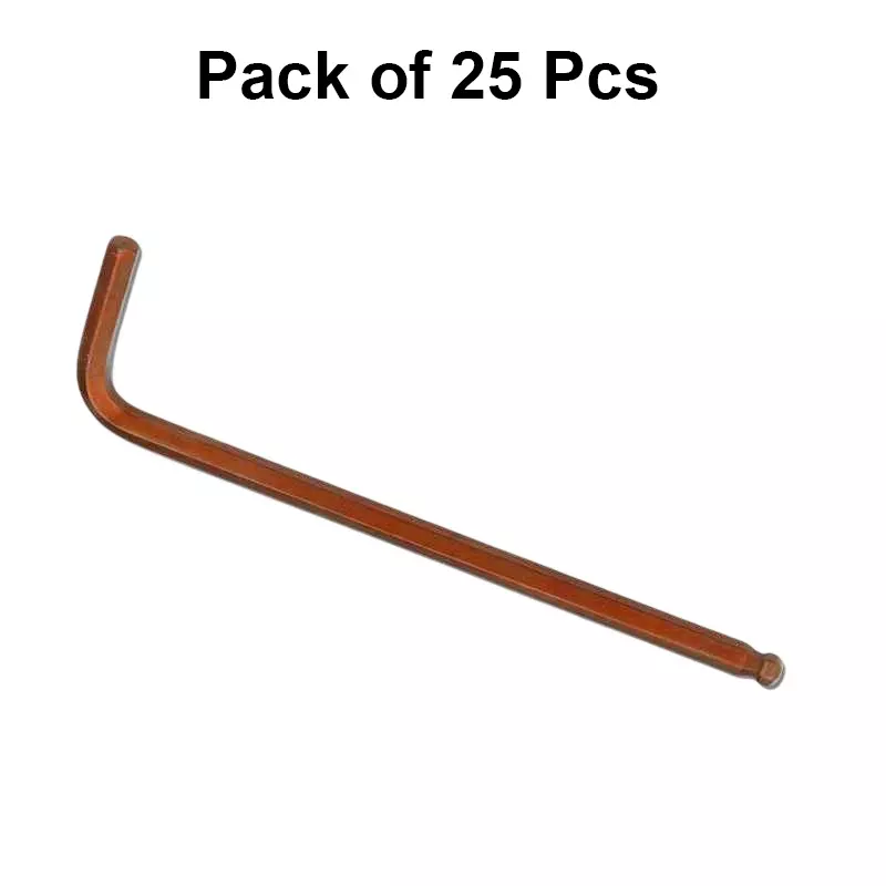 taparia-long-ball-point-allen-key-chrome-vanadium-steel-158-mm-116-inch-kb-116l-pack-of-25-pcs