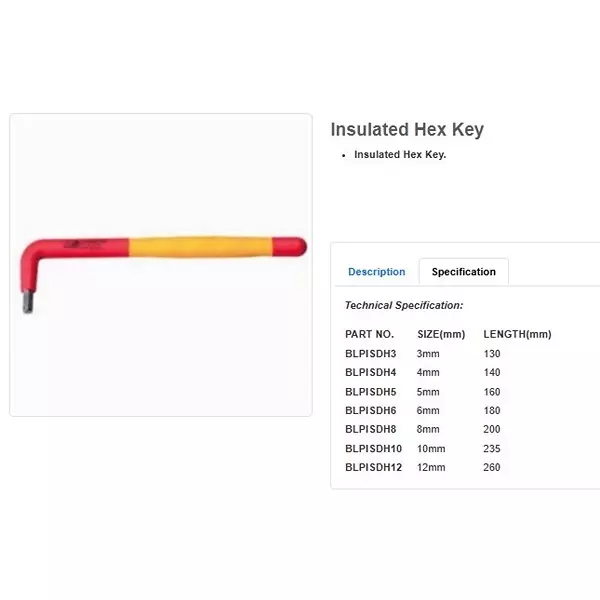blue-point-8-mm-insulated-hex-key-with-10000-v-withstanding-voltage-and-200-mm-length-blpisdh8