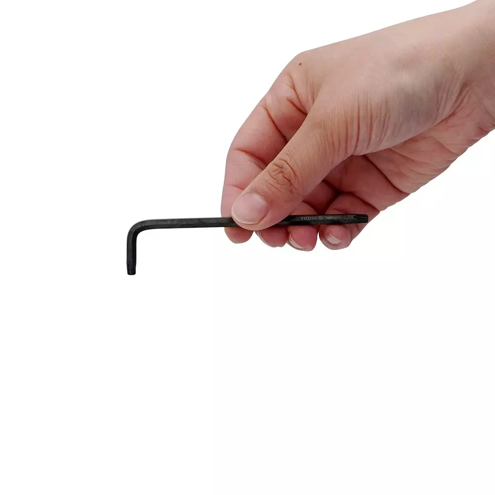 trusco-hexalobe-l-key-95-mm-overall-length-hexrobe-with-tamper-proof-holes-tip-thr20h