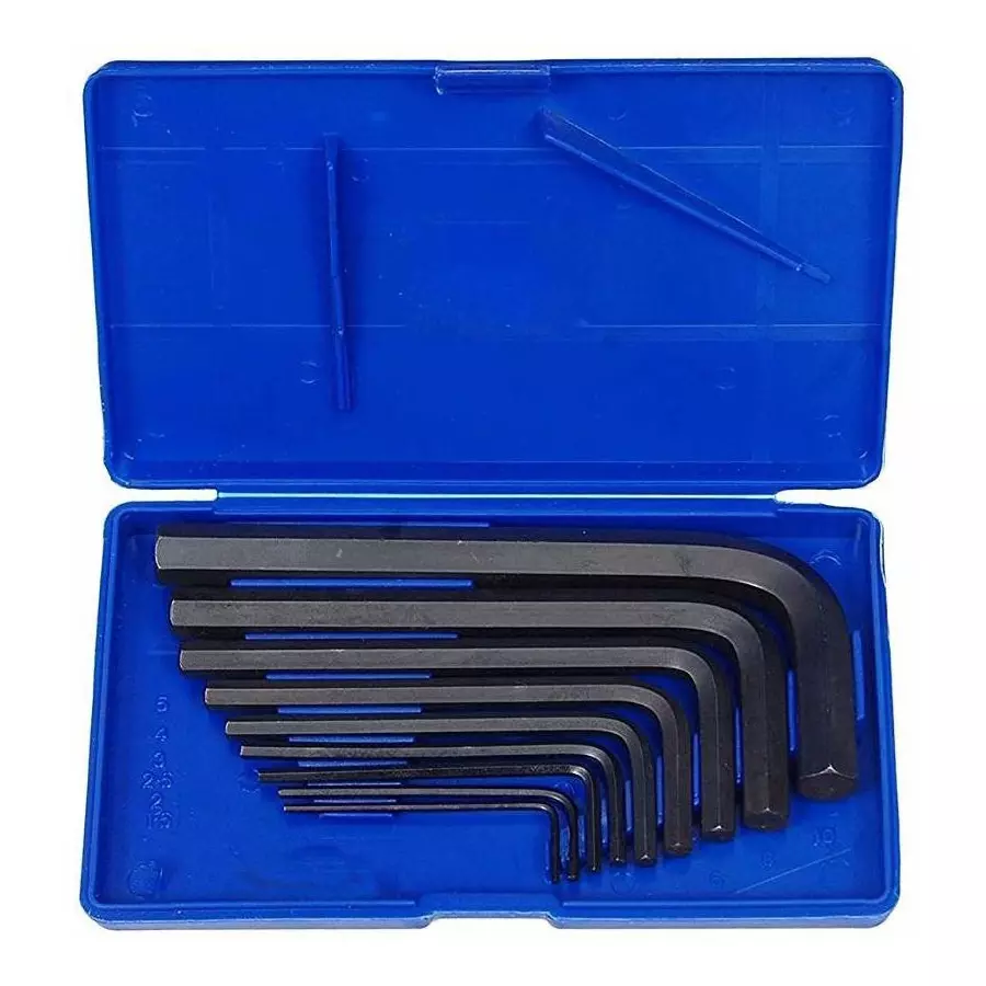 FADMAN Allen Key Set Chrome Vanadium Size 1.5 to 10 mm (Set of 9)