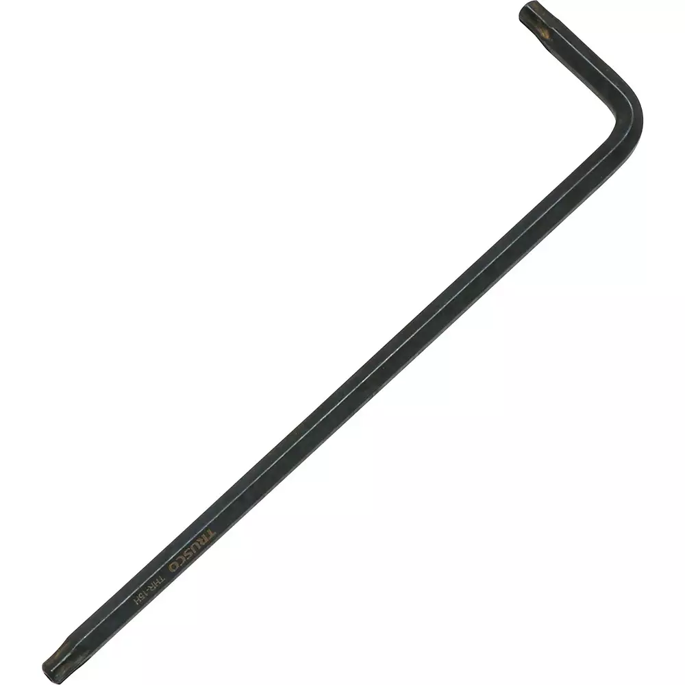 TRUSCO Hexalobe L-Key 90 mm Overall Length Hexrobe with tamper-proof holes Tip, THR15H