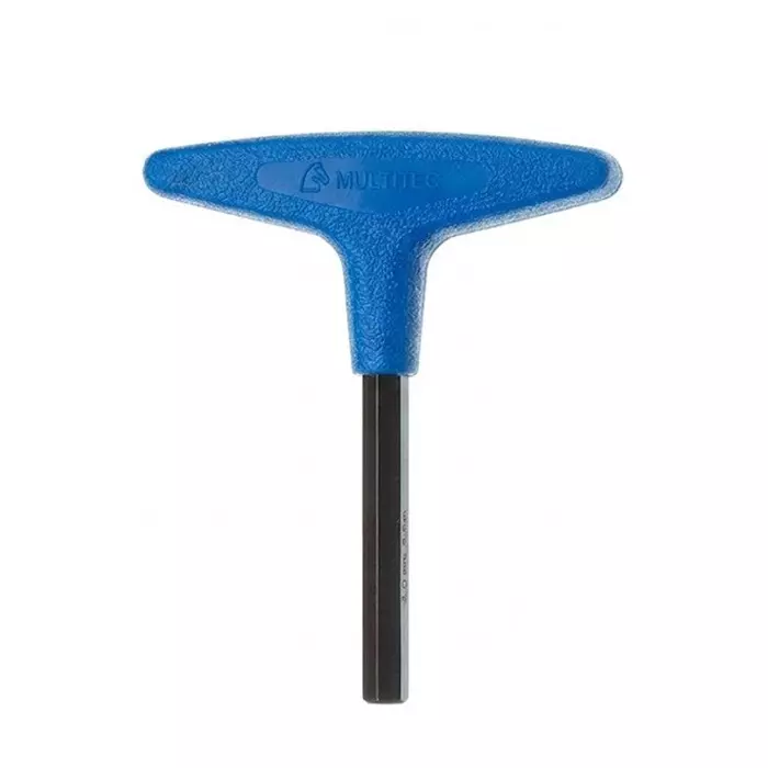 Multitec T - Handle Allen Key Alloy Steel and Duly Blue 3/32 Inch (2.5 mm) Size for Industrial Use, THK 2.5
