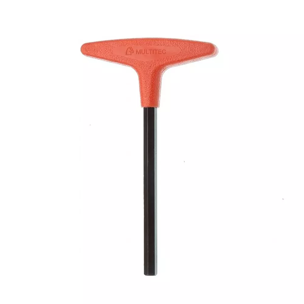 Multitec T - Handle Allen Key Alloy Steel and Duly Orange 5/16 Inch (8 mm) Size for Industrial Use, THK 8.0