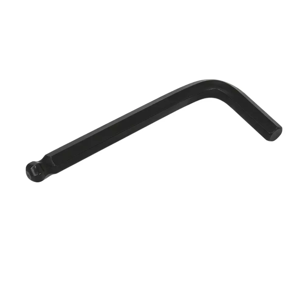 Inder Hexagonal Wrench Ball Allen Key Long Type Metric Measurement System Black Color Alloy Steel Body and Size 2.5 mm, 553C