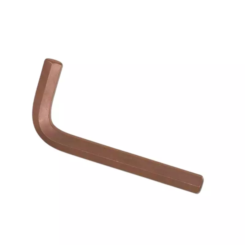 Taparia Allen Key Brown Finish Chrome Vanadium Steel 6 mm, AK-6 (Pack of 40 Pcs)