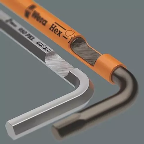 wera-950-spkl-multicolour-metric-allen-key-with-195-mm-blade-length-and-hex-plus-shank-5022614001