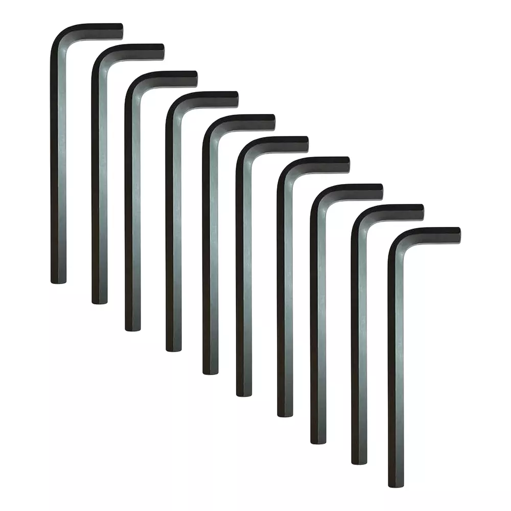 Bondhus ProGuard Allen Hex Key Long Type 5.56 mm (7/32 inch) and 124 mm Length, 13911 (Pack of 10)