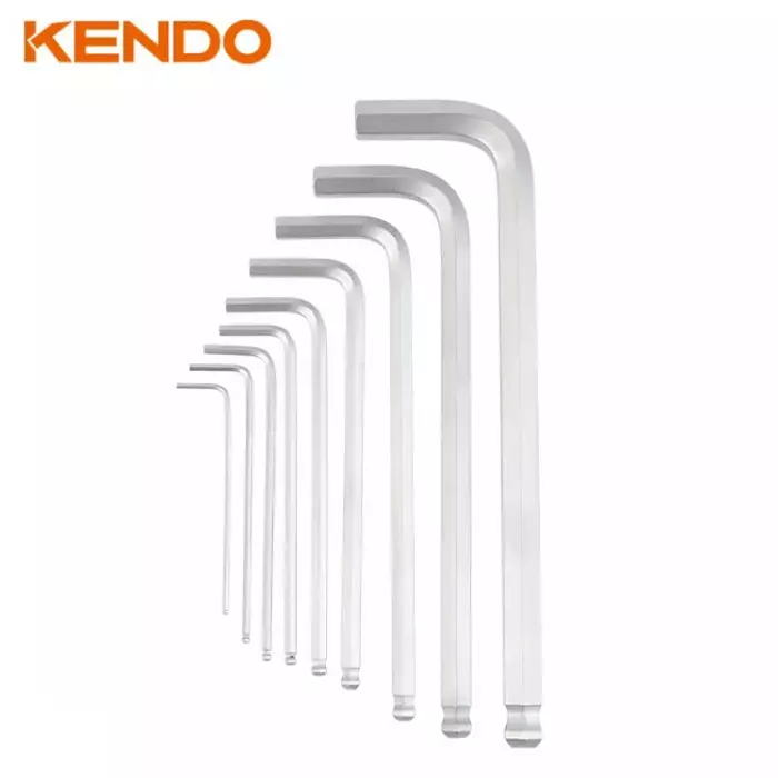 kendo-15-10-mm-long-arm-cr-v-l-shape-ball-end-hex-key-set-20736-pack-of-9-pcs