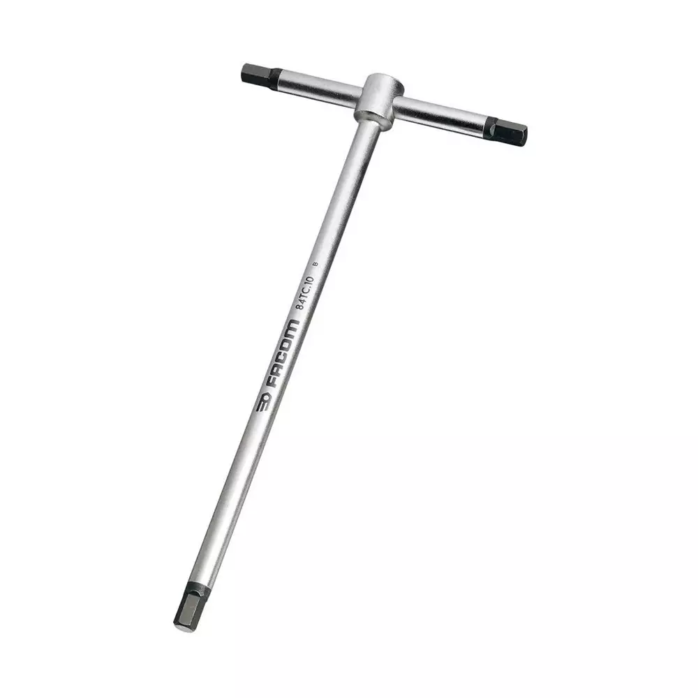 Facom T Shape Metric Hex Key, 8mm, 84TC.8