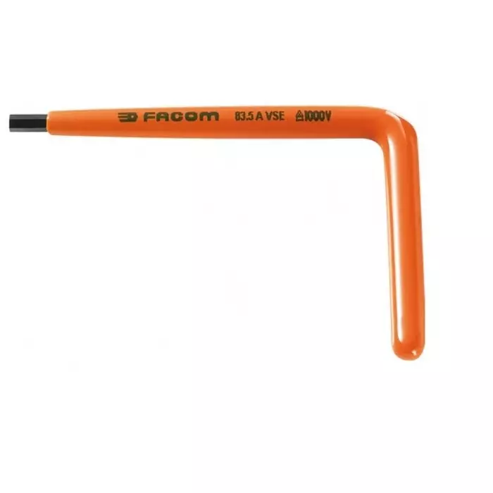 Facom L Shape Metric Hex Key, 3mm, 83.3AVSE