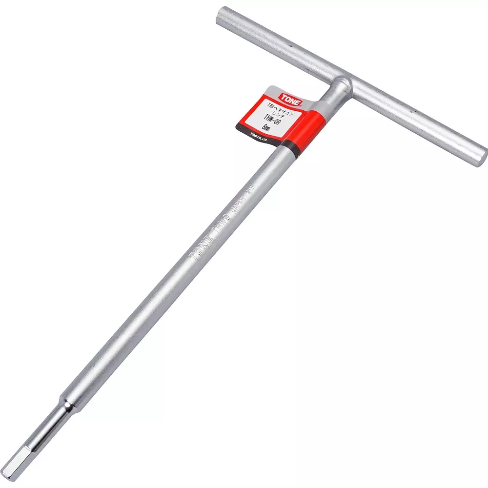 TONE T Type Hexagon Wrench 8 mm Size 12.7 mm Dimension, THW-08