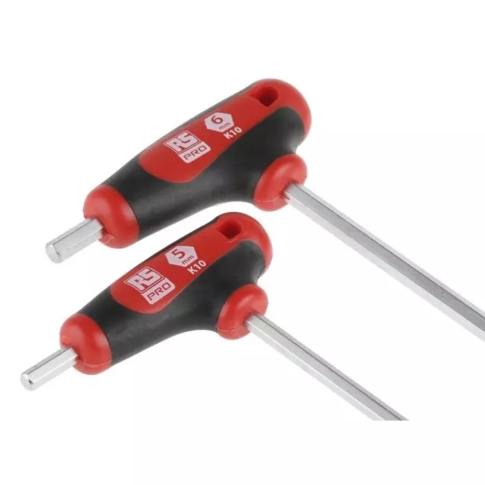 RS Pro L T Metric Hex Key Set 1.5 to 10 2 to 6 mm (Set of 15)