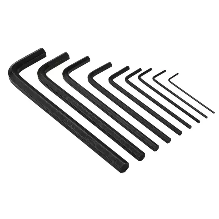 Facom 9 piece L Shape Metric Hex Key Set, 1.5 - 2 - 2.5 - 3 - 4 - 5 - 6 - 8 - 10mm, 83H.JP9A
