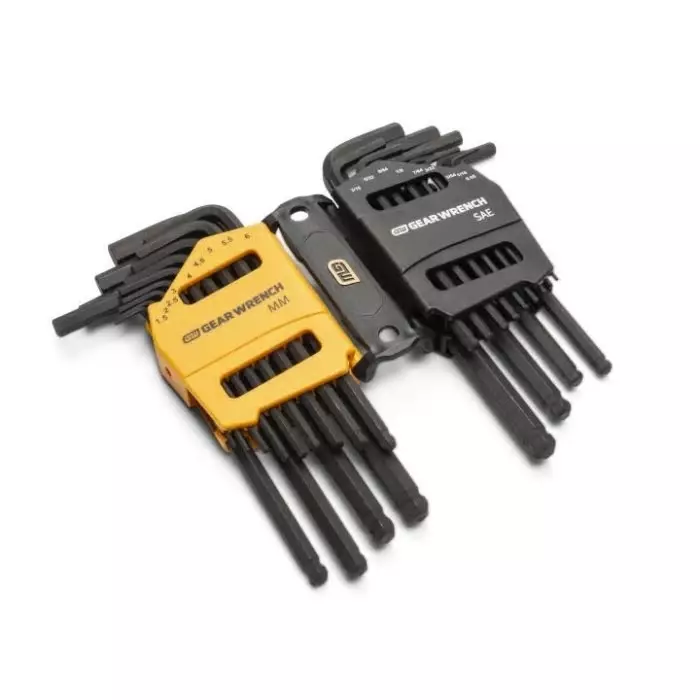 GEARWRENCH Hex Key Metric, 26 Piece Hex Bit, Ratchet Included, 83505