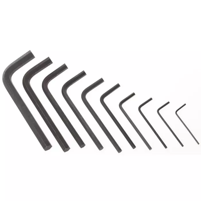 Facom 10 piece L Shape Metric Hex Key Set, 1.5mm, 82H.JU10
