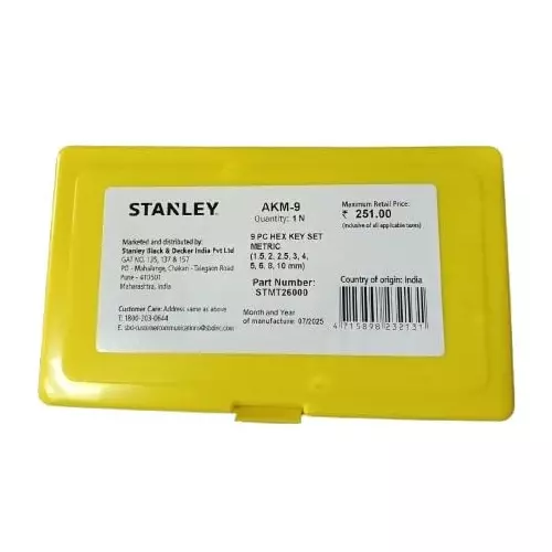stanley-9-pcs-hex-key-set-black-finish-chrome-vanadium-steel-body-packed-in-plastic-case-stmt26000