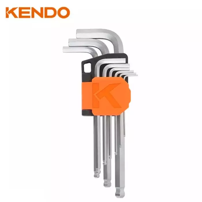 kendo-15-10-mm-standard-cr-v-l-shape-ball-end-hex-key-set-20735-pack-of-9-pcs