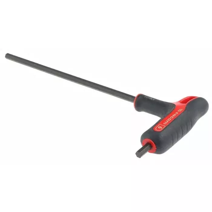 Facom T Shape Metric Hex Key, 6mm, 84TZA.6