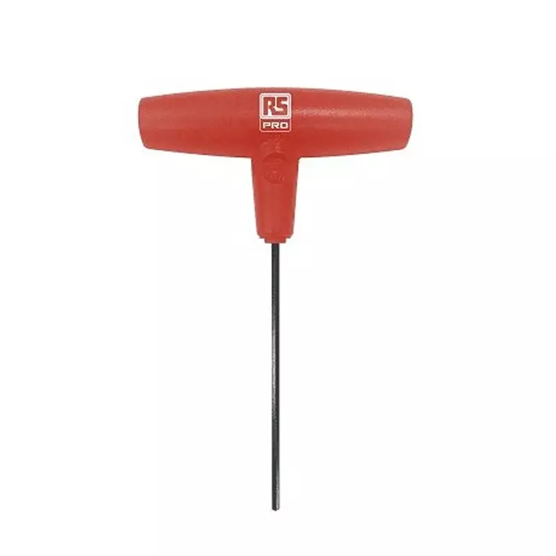RS PRO Hex Key Set 3 mm Long 10 Piece Chrome Vanadium Steel Blackened L, 2658388 (Pack of 10)
