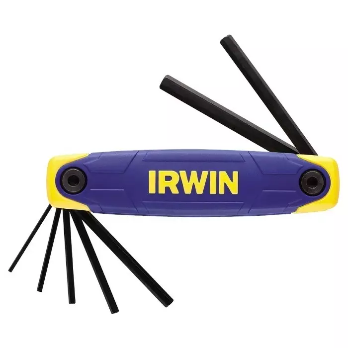 Irwin 7 piece Folding Metric Hex Key Set, 2mm, T10765