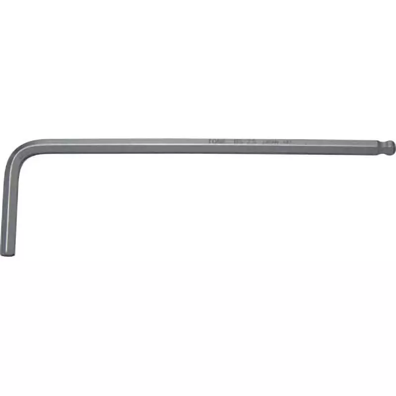 TONE Ball Point L-Shaped Wrench 2.5 mm Hex Size, BS-2.5