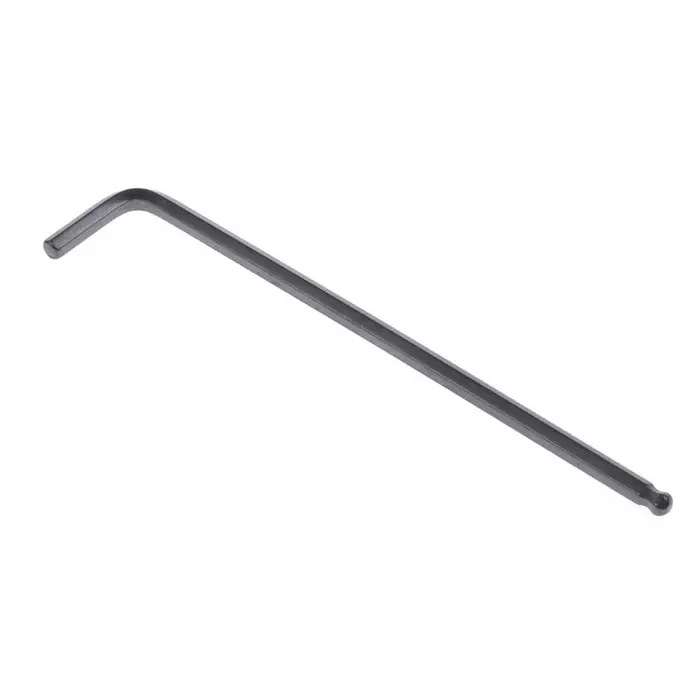 RS PRO Hex Key Set 3/16 Inch Hex Ball End Extra Long Chrome Vanadium Steel Blackened 90 mm L, 2658383 (Pack of 50)