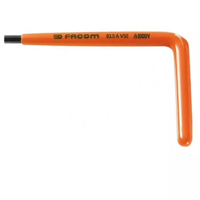 Facom L Shape Metric Hex Key, 10mm, 83.10AVSE