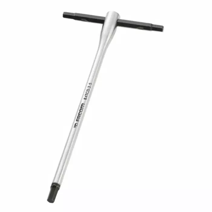 Facom T Shape Metric Hex Key, 2.5mm, 84TCD.2.5