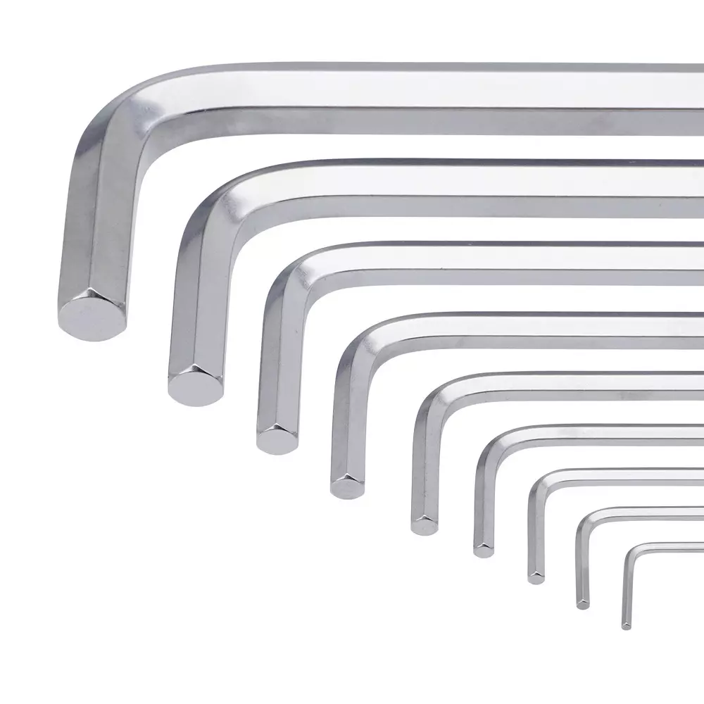 TONE Long Ball Point L-Shaped Wrench Set 1.5, 2, 2.5, 3, 4, 5, 6, 8, 10 mm, BL900 (9 Pcs Set)