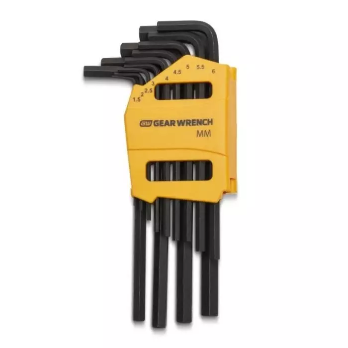 GEARWRENCH Hex Key Metric, 13 Piece Hex Bit, Ratchet Included, 83503