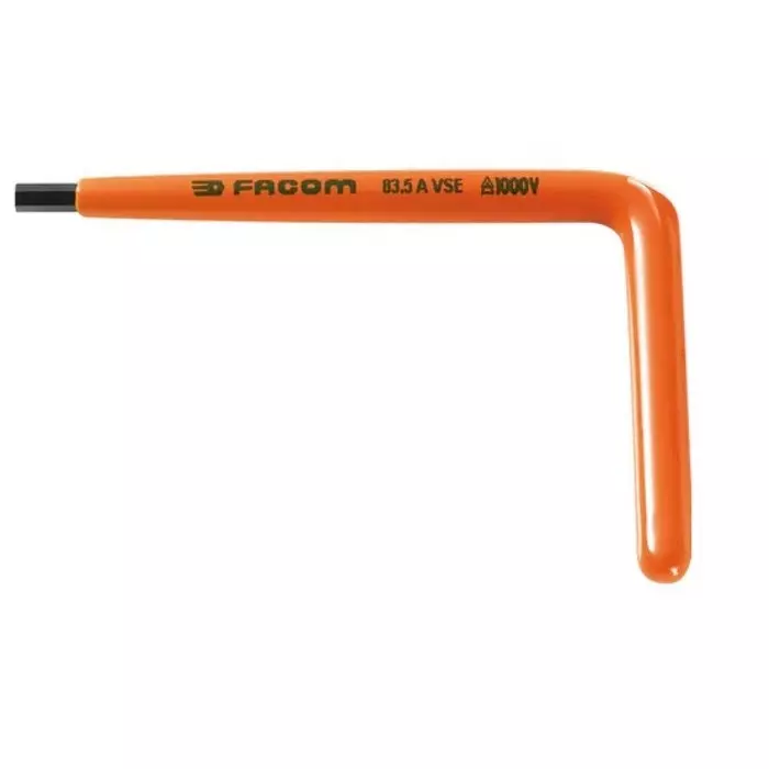 Facom L Shape Metric Hex Key, 12mm, 83.12AVSE