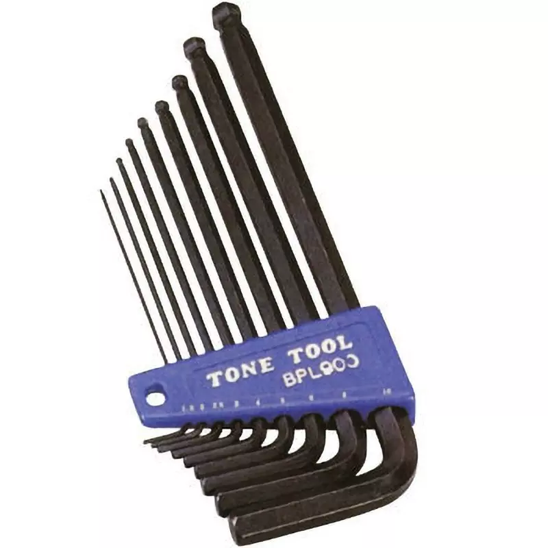 TONE L-Type Wrench Set 1.5 to 10 mm, BPL900 (9 Pcs Set)