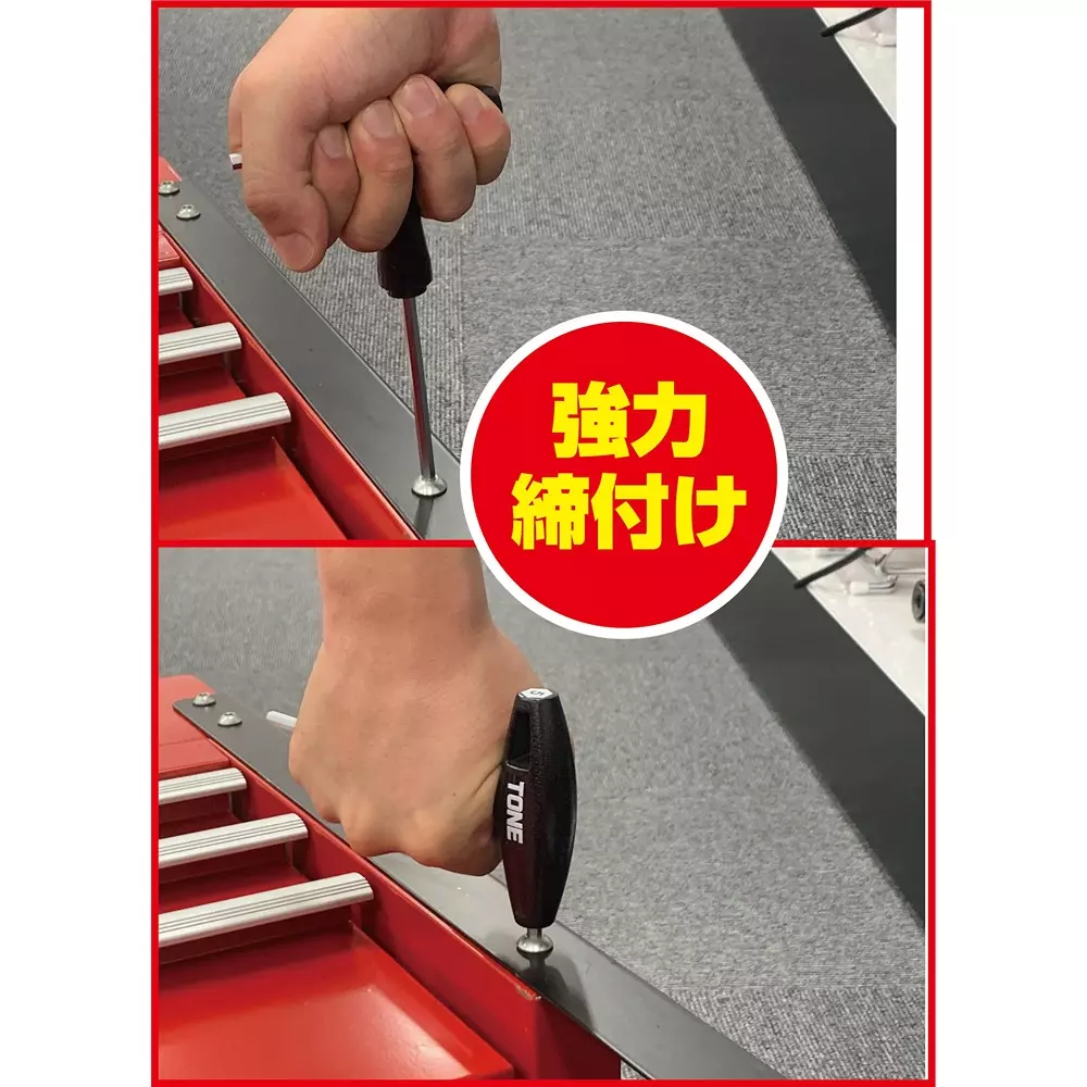 TONE Grip Ball Point Hexagon Wrench 3 mm, TGBHW-03