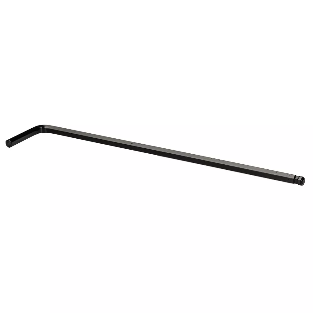 RS PRO Hex Key Set 4 mm Hex Ball End Extra Long Chrome Vanadium Steel Blackened 90 mm L, 2658380 (Pack of 50)