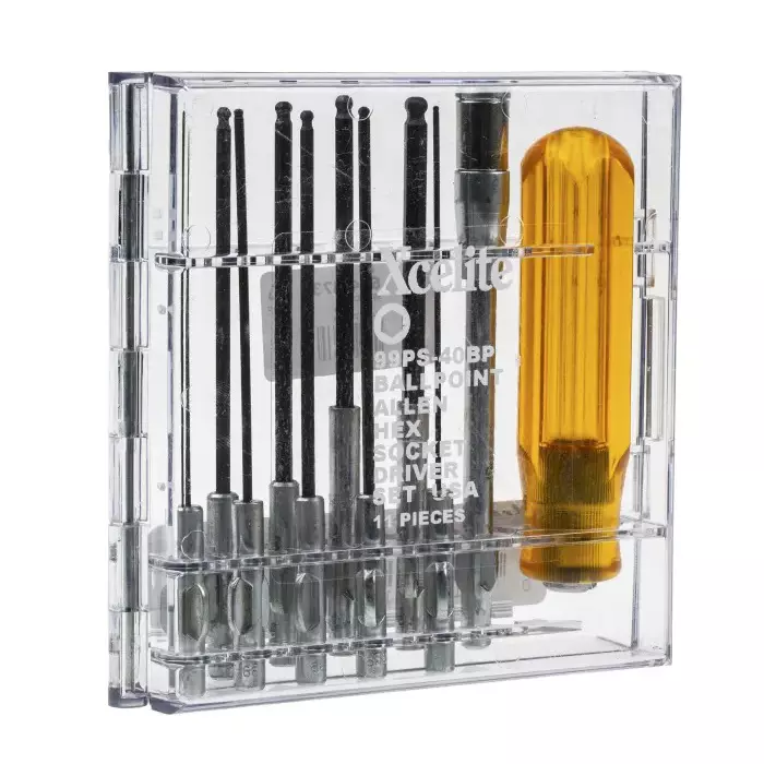 WELLER XCELITE Hexagon Key Set, Imp, Ball End, 11Pc, 99PS40BPN
