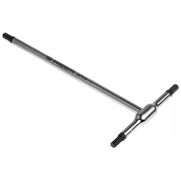 Facom T Shape Metric Hex Key, 6mm, 84TC.6