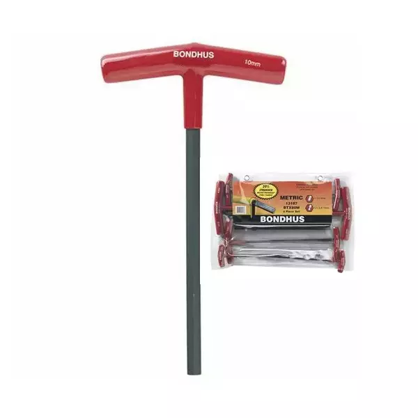 Bondhus ProGuard Finish Non Sparking T-Handle Set (8 Pcs), 13187