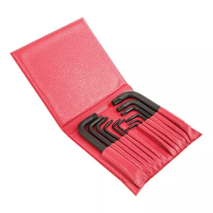 Facom 12-Piece Torx Key Set, L Shape, Long Arm, 89.JL12
