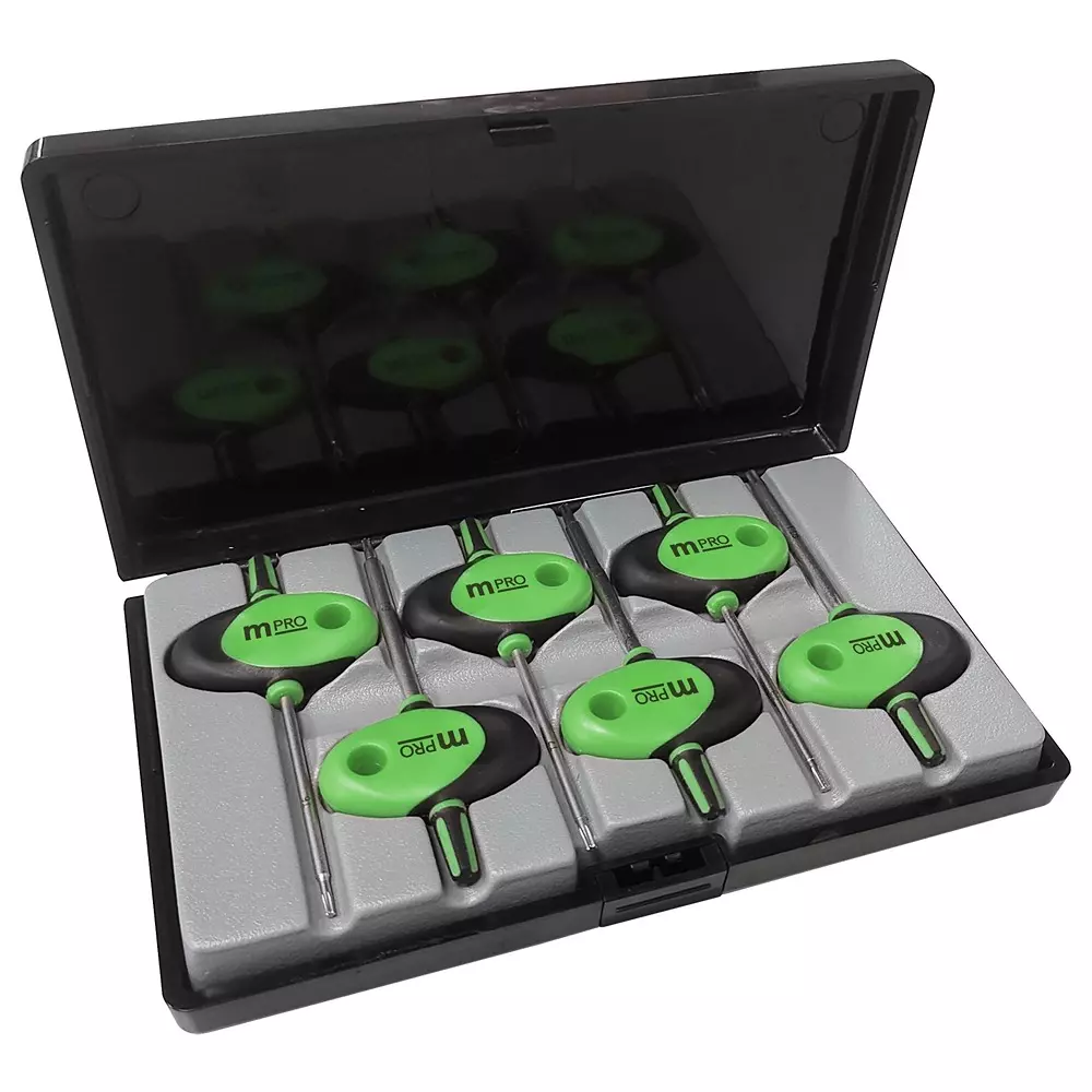 MULTICOMP PRO Torx Driver Set T6, T7, T8, T9, T10, T15 Tip Size, MP013236