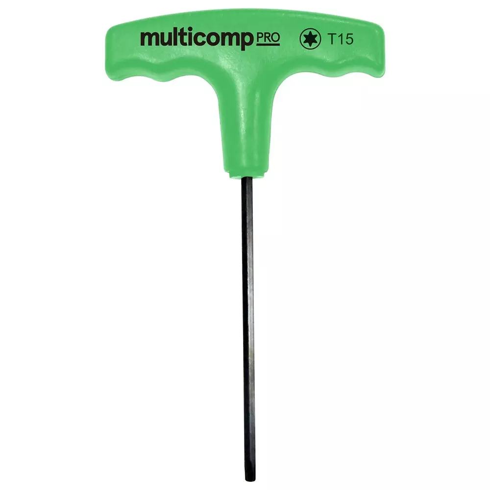 MULTICOMP PRO Torx Key T - Handle Type T15 Tip Size, MP013215